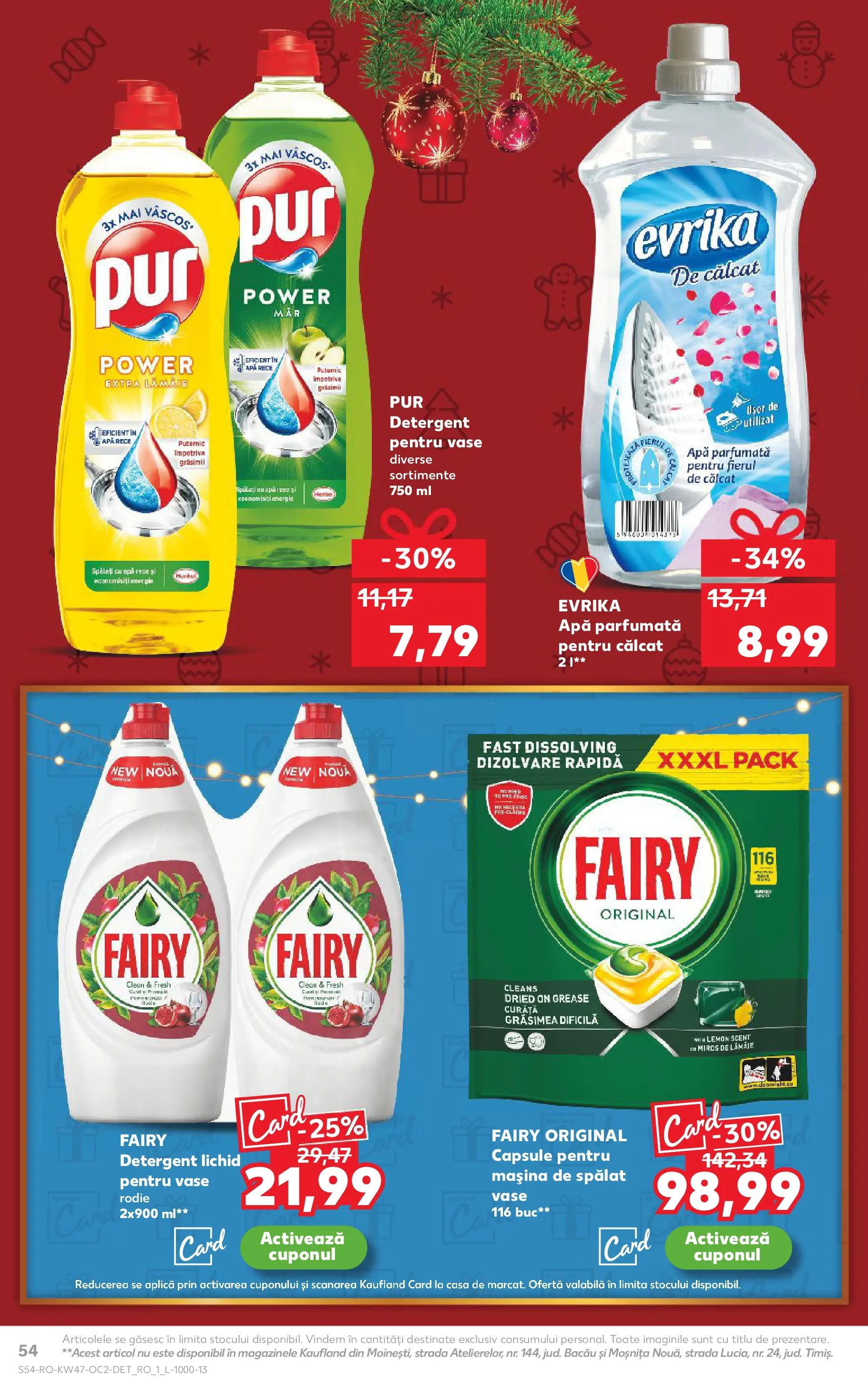 Catalog Kaufland - Comarnic 18.11.2025 - Revista si Oferta | Pagină: 54 | Produse: Mașină De Spălat, Mașină De Spălat Vase, Capsule pentru mașina de spălat, Lămâie