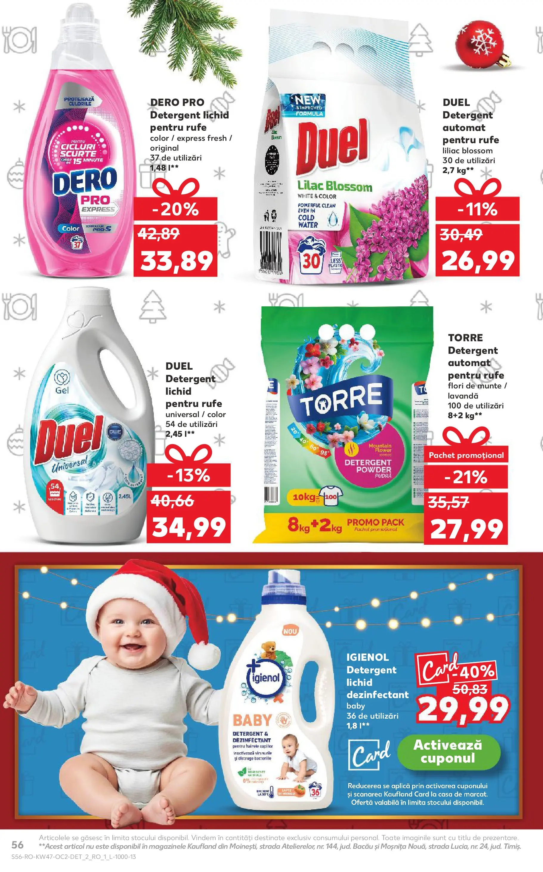 Catalog Kaufland - Comarnic 18.11.2025 - Revista si Oferta | Pagină: 56 | Produse: Pomelo, Kedi Ödül Oyuncakları, Pudră, Detergent