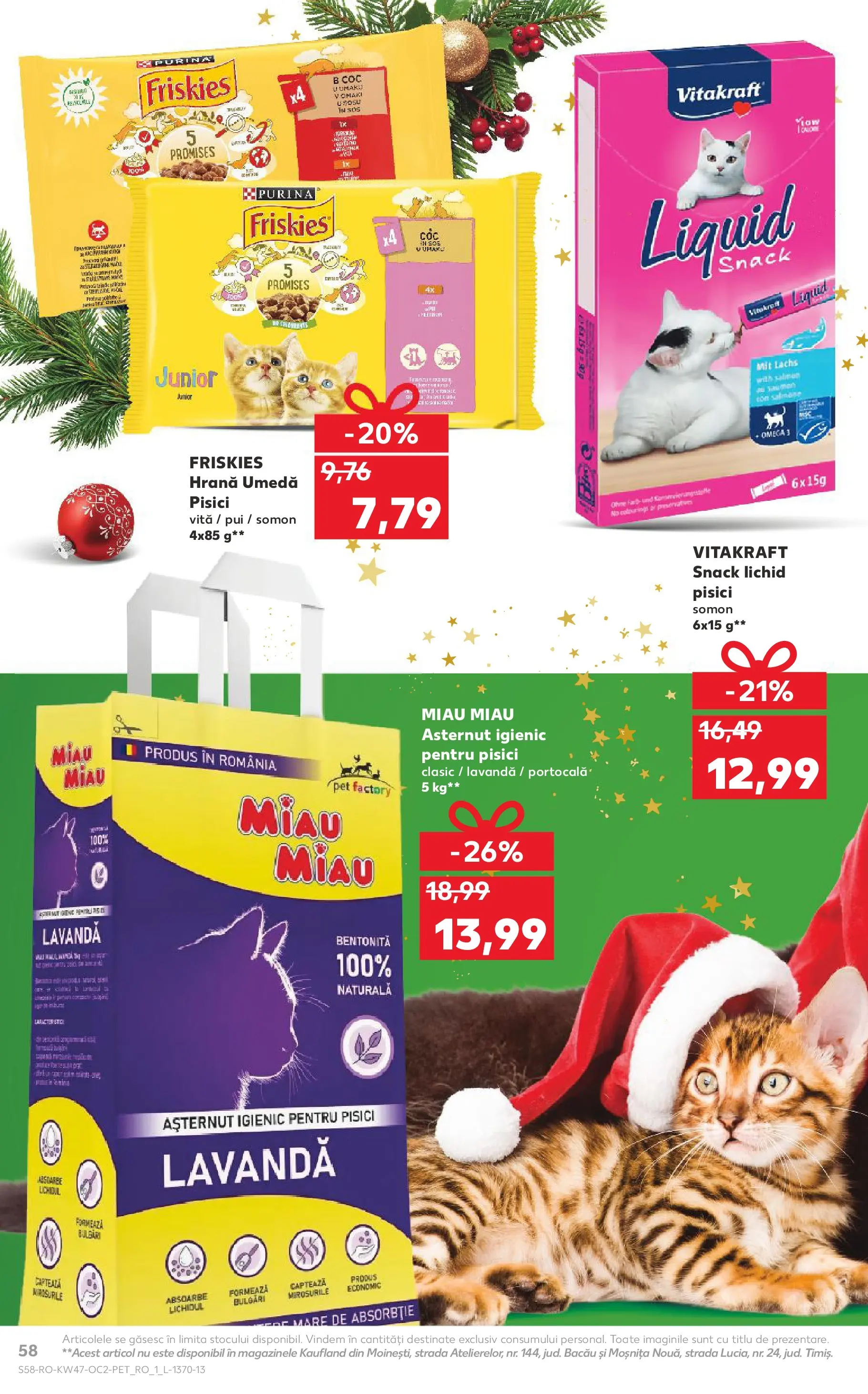 Catalog Kaufland - Comarnic 18.11.2025 - Revista si Oferta | Pagină: 58 | Produse: Hacıyatmaz Kedi Oyuncağı, Chaussures de ski