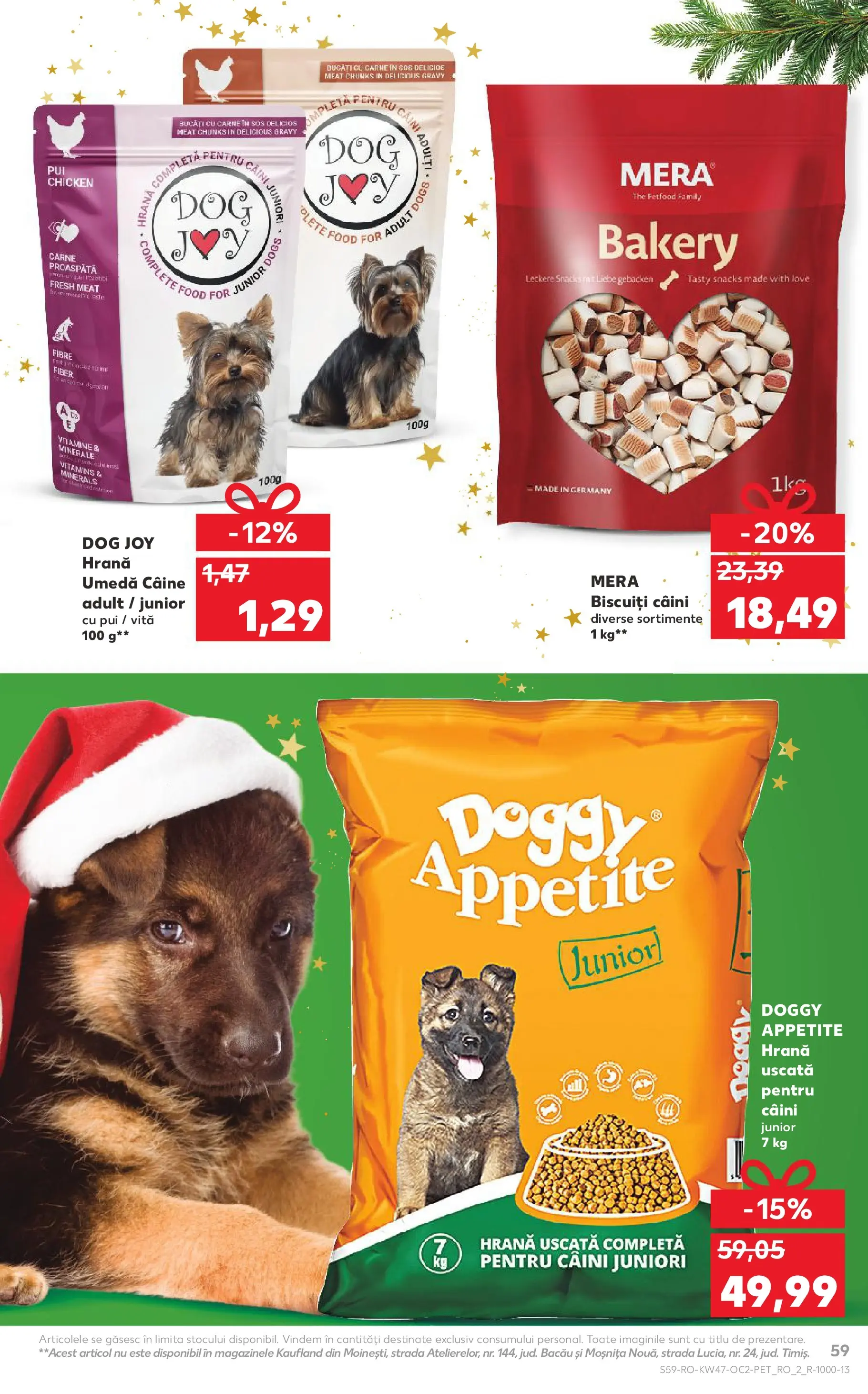 Catalog Kaufland - Domnesti 18.11.2025 - Revista si Oferta | Pagină: 59 | Produse: Hacıyatmaz Kedi Oyuncağı, Biscuiți, Sos