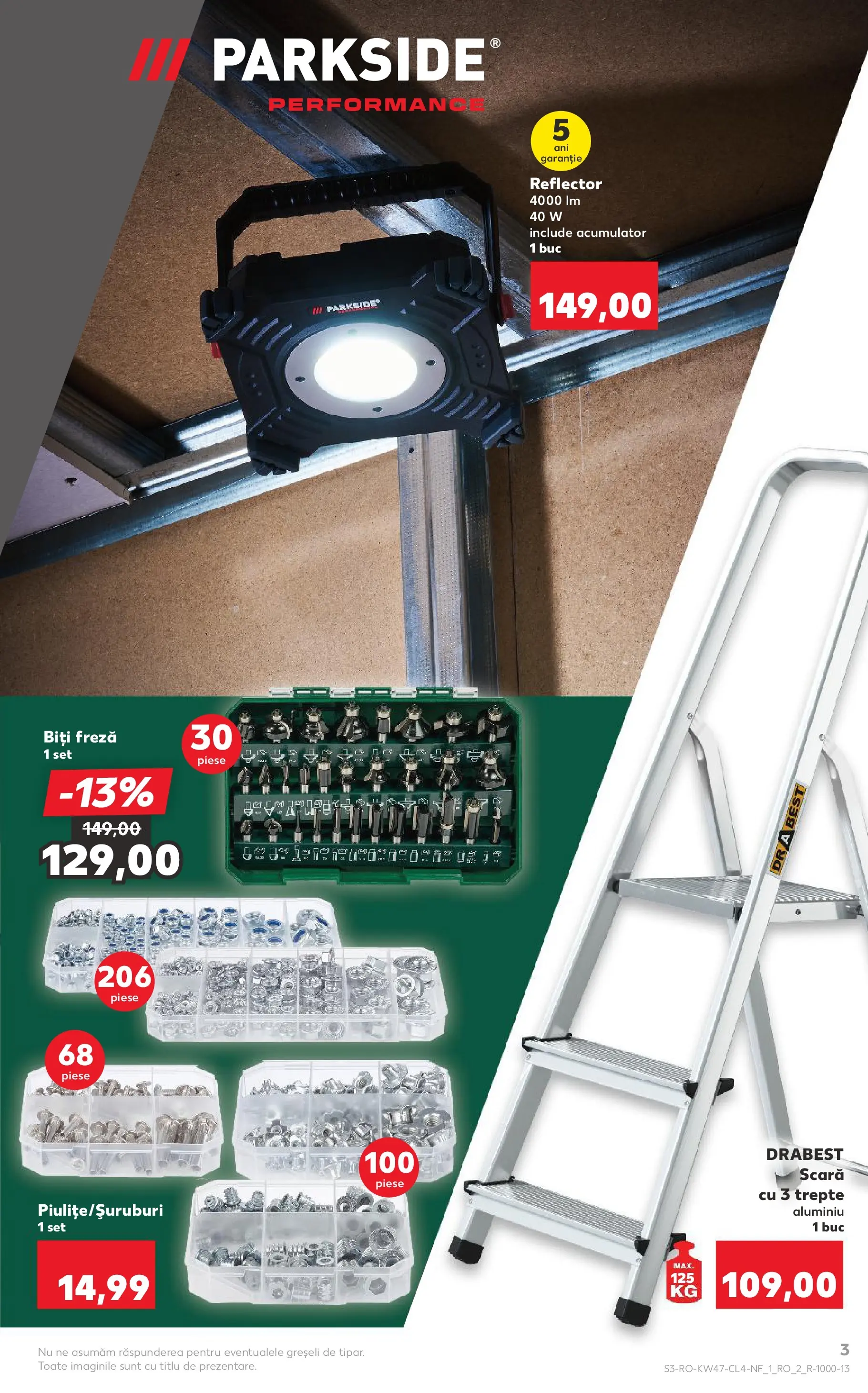 Catalog Kaufland - Domnesti 18.11.2025 - Revista si Oferta | Pagină: 3 | Produse: Router, Scară
