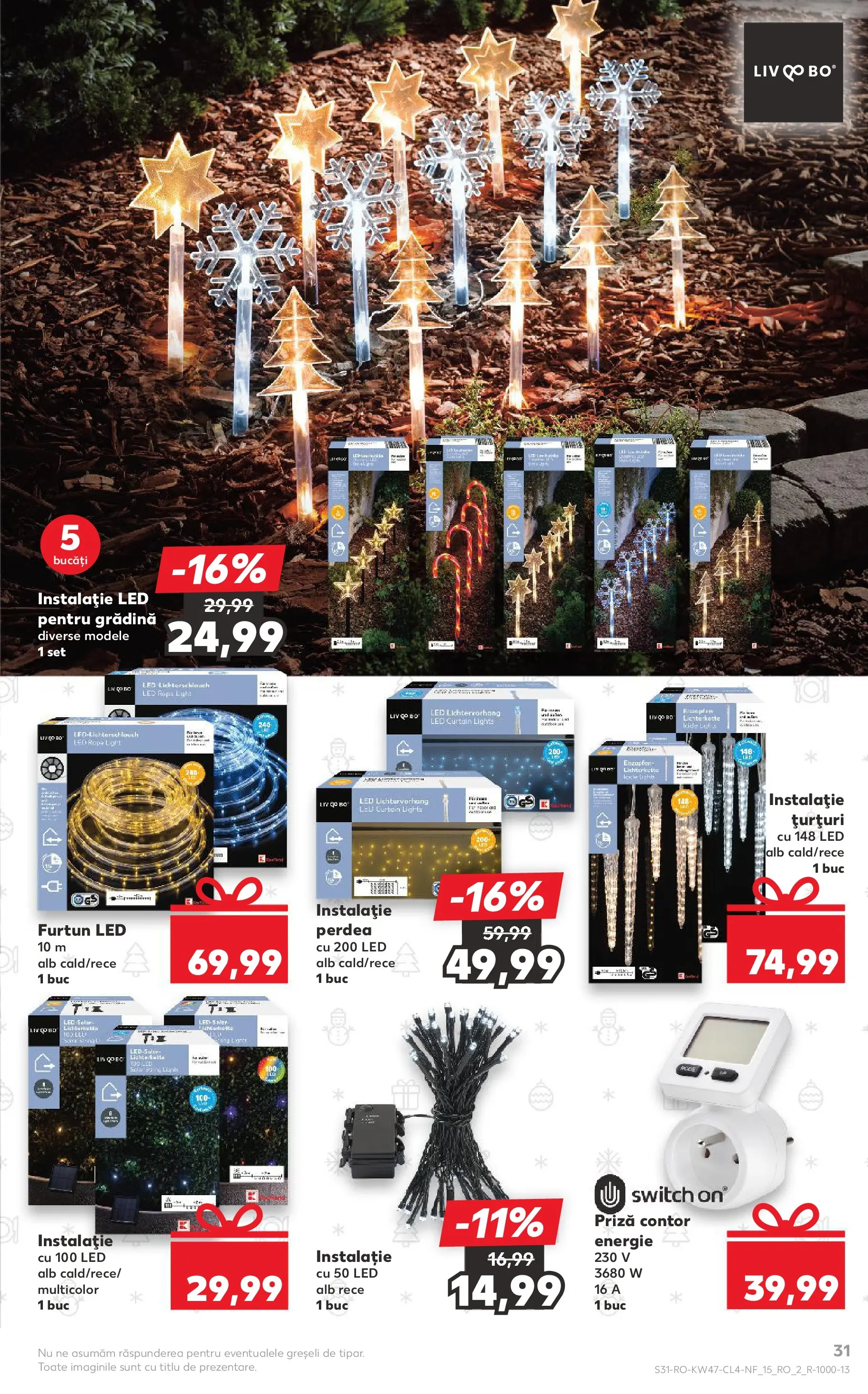Catalog Kaufland - Domnesti 18.11.2025 - Revista si Oferta | Pagină: 31 | Produse: Babak, Priză, Perdea