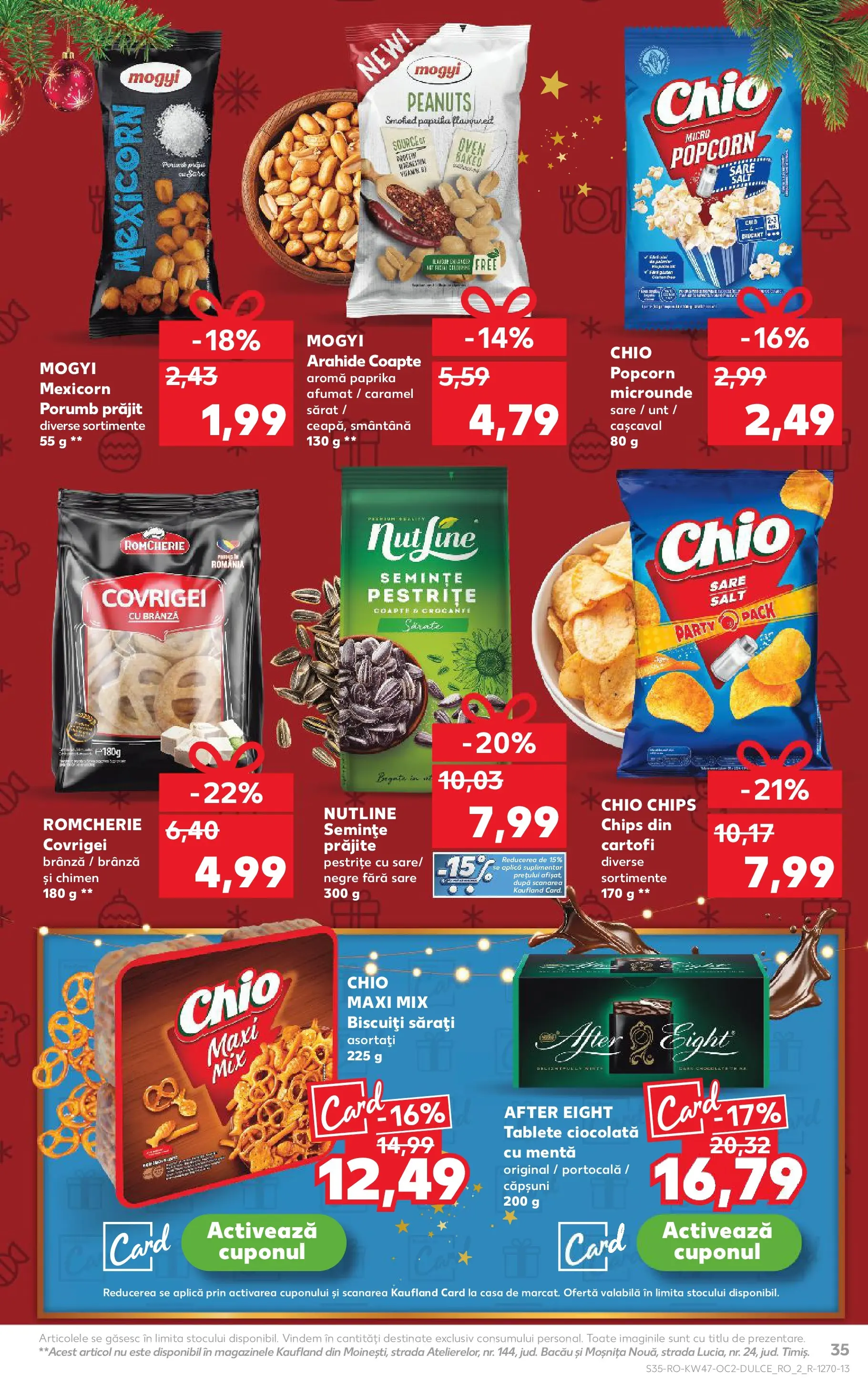 Catalog Kaufland - Arad 18.11.2025 - Revista si Oferta | Pagină: 35 | Produse: Arahide, Covrigei, Ciocolată, Smântână