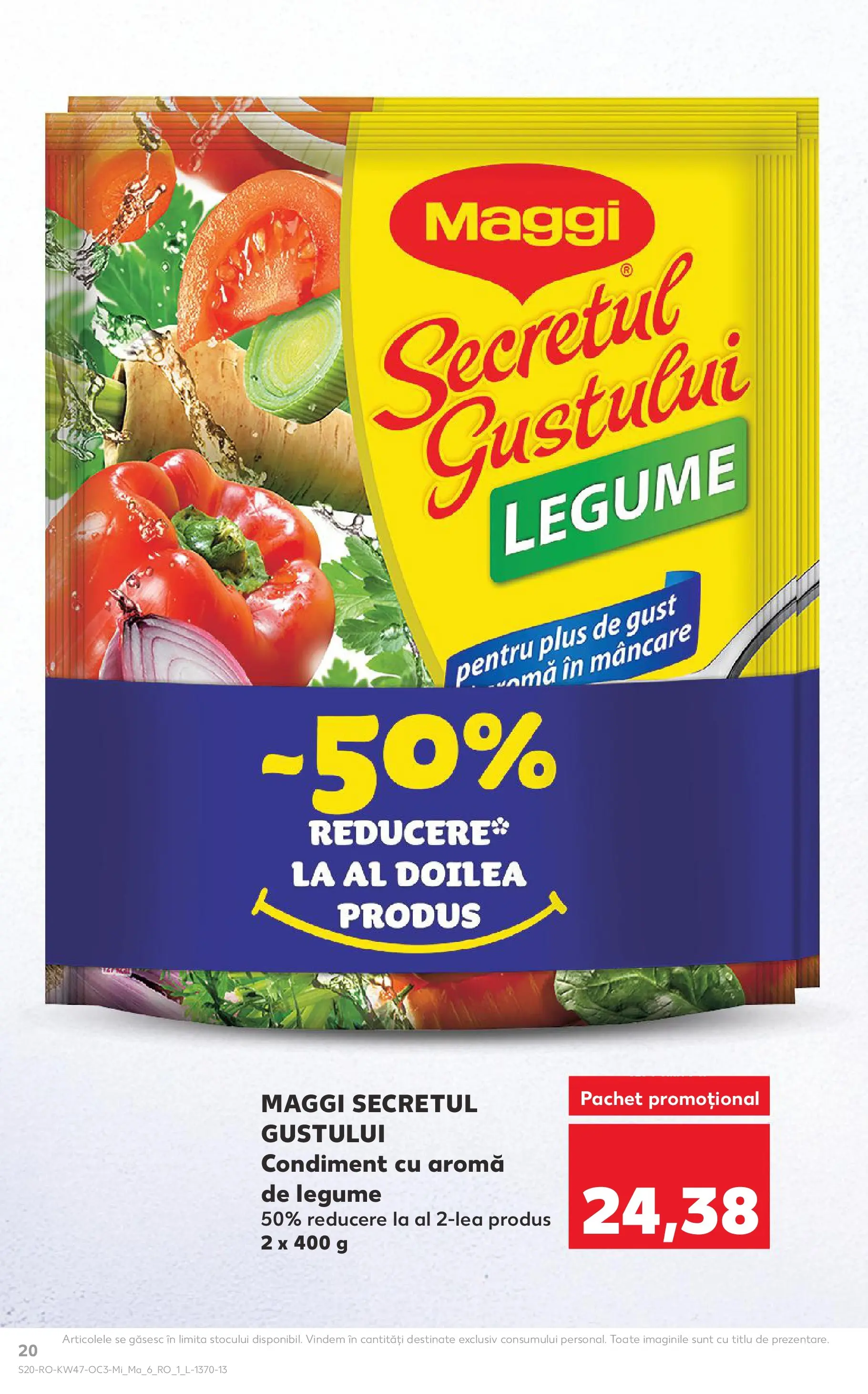 Catalog Kaufland - Codlea 18.11.2025 - Revista si Oferta | Pagină: 20 | Produse: Legume