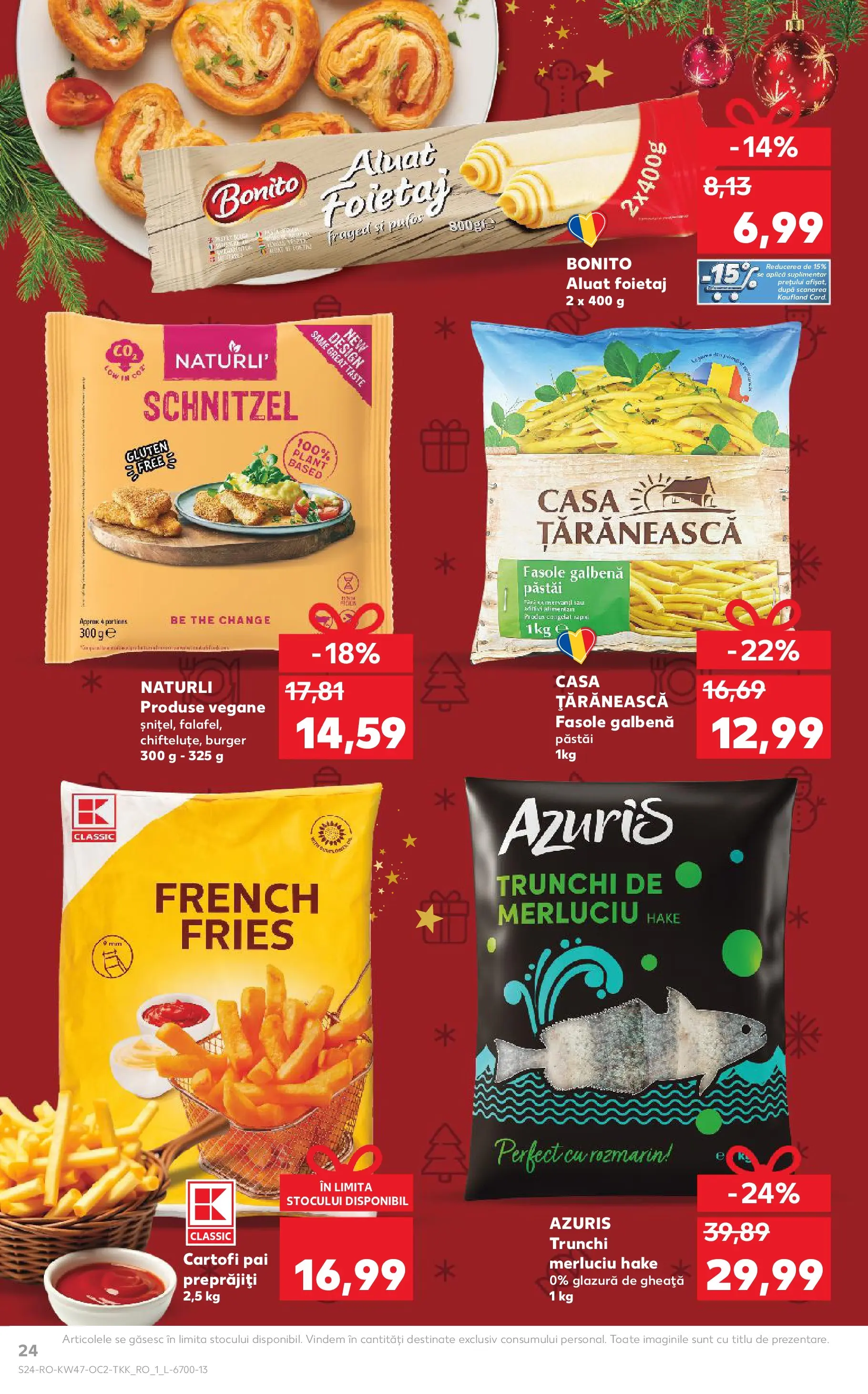 Catalog Kaufland - Comarnic 18.11.2025 - Revista si Oferta | Pagină: 24 | Produse: Foietaj, Aluat, Burger, Cartofi