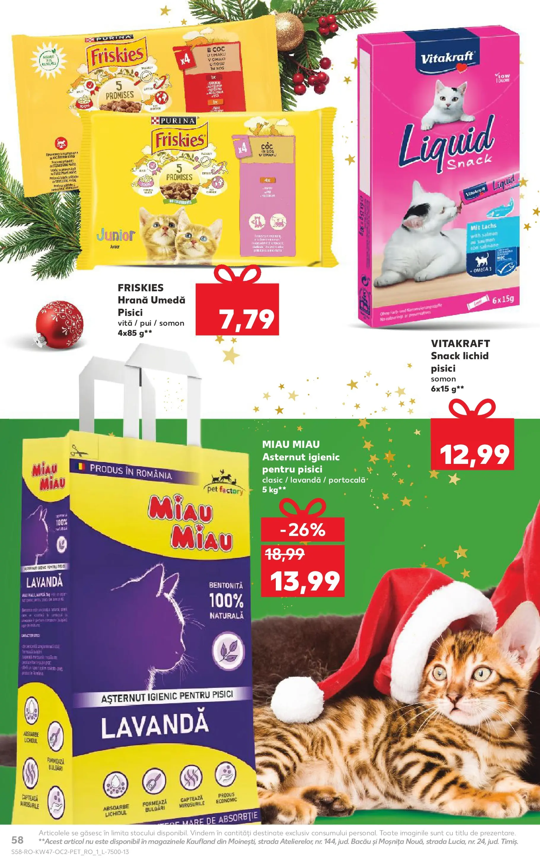 Catalog Kaufland - Viseu de Sus 18.11.2025 - Revista si Oferta | Pagină: 58 | Produse: Hacıyatmaz Kedi Oyuncağı, Chaussures de ski