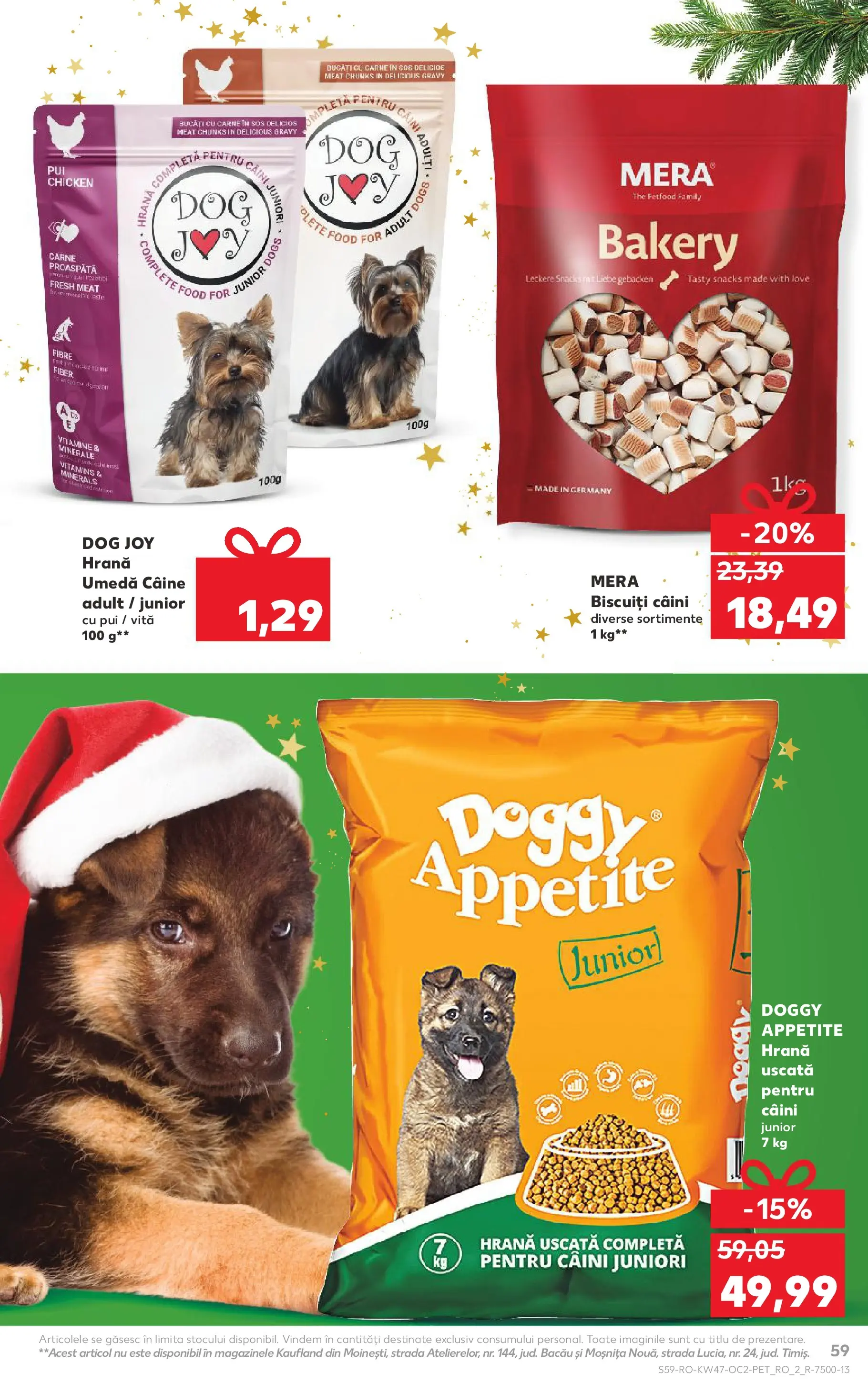 Catalog Kaufland - Viseu de Sus 18.11.2025 - Revista si Oferta | Pagină: 59 | Produse: Hacıyatmaz Kedi Oyuncağı, Biscuiți, Sos