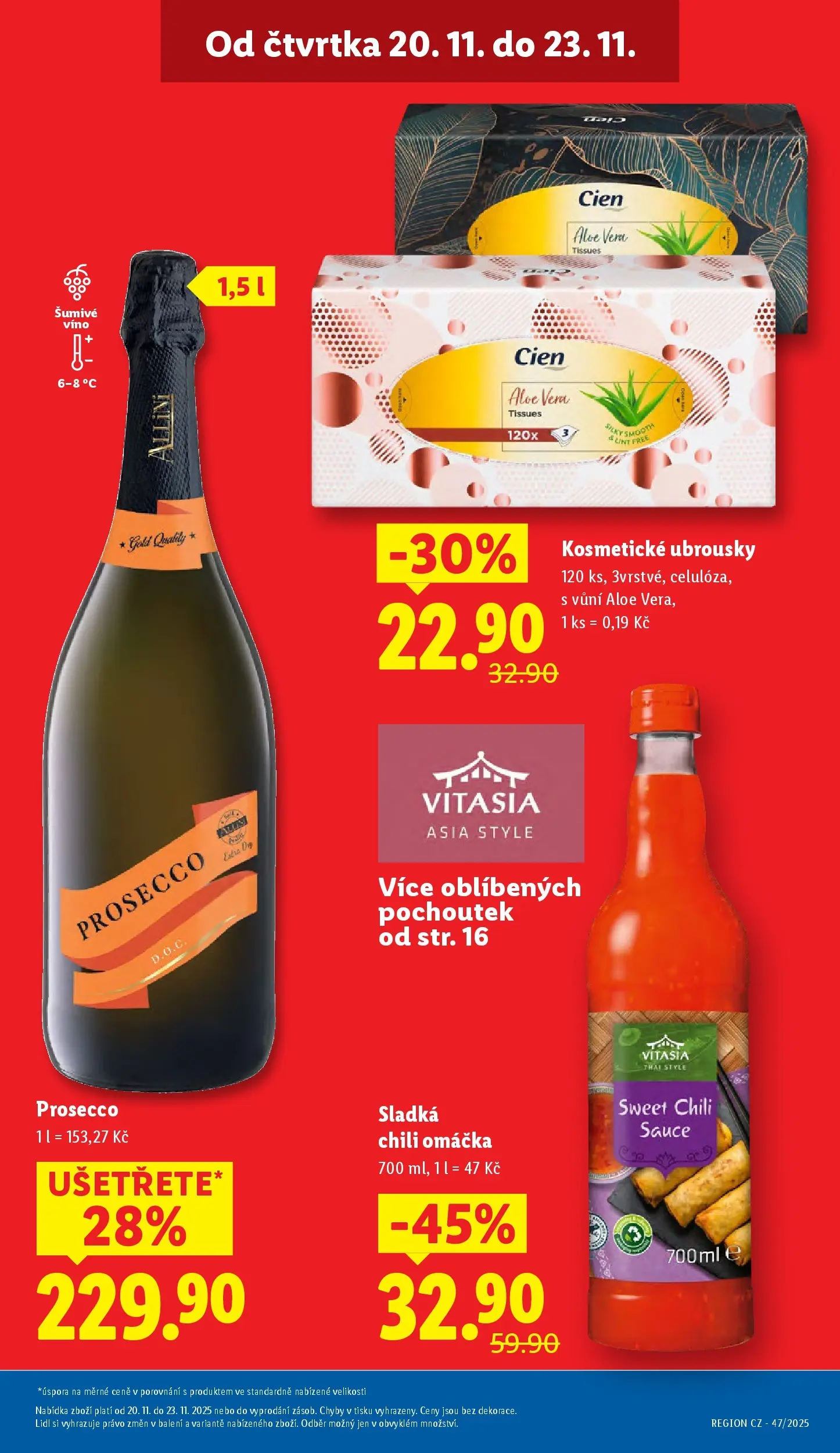 Lidl leták od 19.11.2025 - Nový akční leták | Strana: 3 | Produkty: Prosecco, Šumivé víno, Víno, Aloe vera
