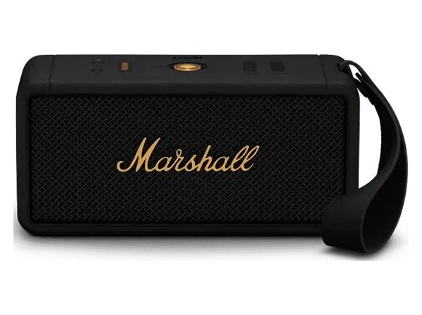 Marshall Middleton Bluetooth Speaker, Black & Brass; Bluetooth Lautsprecher
