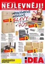 IDEA nábytek IDEA nábytek Aktuální leták – do 30.11.2025