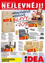 IDEA nábytek Aktuální leták