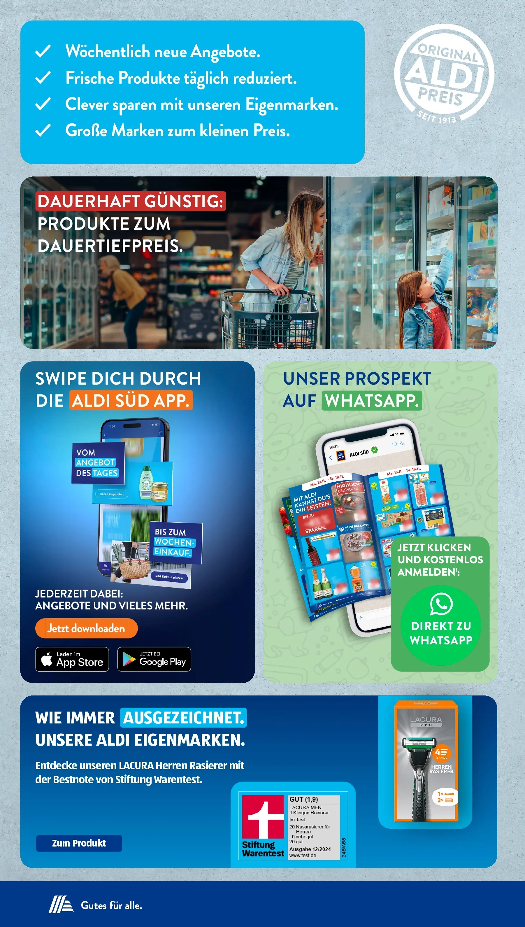 Aldi Süd - Aldi Süd: Wochenangebote (ab 30.11.2025) zum Blättern | Seite: 3 | Produkte: Rasierer