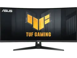 ASUS TUF Gaming VG34VQ3B 34 Zoll Curved Monitor, WQHD, 1 ms Reaktionszeit, 400 cd/m², 180 Hz, Schwarz; Curved Gaming Monitor