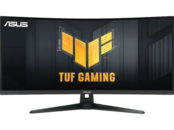 ASUS TUF Gaming VG34VQ3B 34 Zoll Curved Monitor, WQHD, 1 ms Reaktionszeit, 400 cd/m&sup2;, 180 Hz, Schwarz; Curved Gaming Monitor