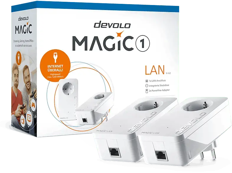 DevoLO 8295 Magic 1 LAN Starter Kit; Powerline