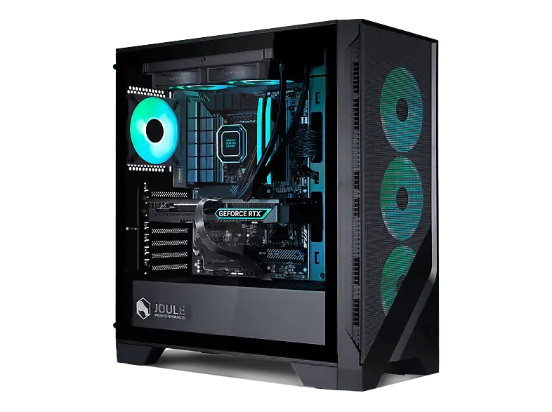 JOULEPerformANCE L1139420 Gaming PC, AMD Ryzen 7 7800X3D Prozessor, 32 GB RAM, 1 TB SSD, GeForce RTX™ 5070, Windows 11 Home, Schwarz