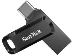 SandISK 256 GB Ultra Dual Drive Go USB-Stick, USB-C/A 3.2 Gen1, R400 M/s, Schwarz; USB Stick
