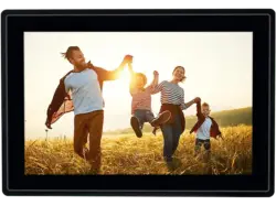 Rollei 100 Smarter Bilderrahmen, 10" Diagonale, Wifi, App Steuerung, Schwarz; Digitaler Bilderrahmen