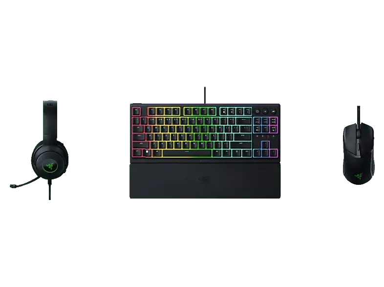 Razer Gaming Starter Kit Bundle 25 COBRA KRAKEN V3X; Gaming Starter Kit - Headset, Tastatur, Maus