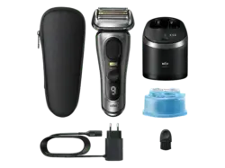 Braun Series 9 9565cc Nass- und Trockenrasierer (Akkubetrieb, Noble Metal, Wet & Dry)