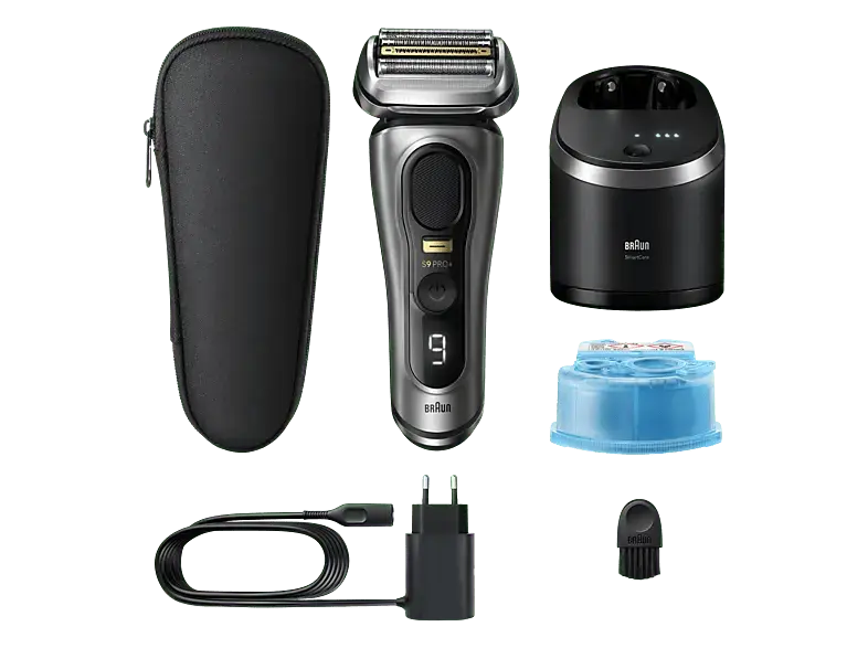 Braun Series 9 9565cc Nass- und Trockenrasierer (Akkubetrieb, Noble Metal, Wet & Dry)