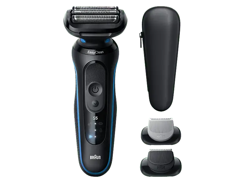 Braun 52-B1650S Rasierer (Akkubetrieb, Blau, EasyClean-System)