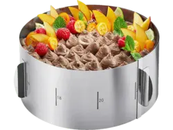 Gefu 14304 Tortenring, Edelstahl, Spülmaschinengeeignet