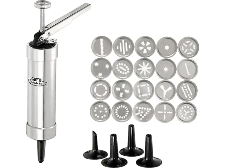 Gefu 14320 Gebäckpresse, Silber