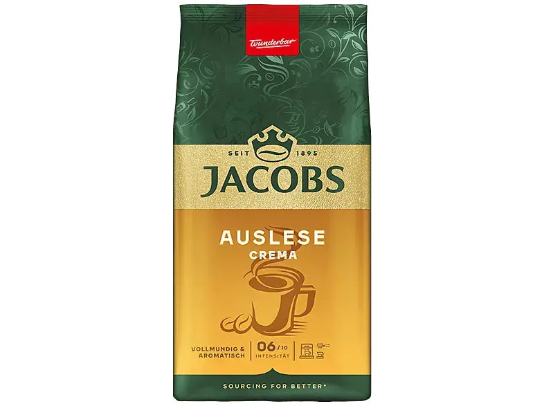 Jacobs Auslese Crema Kaffeebohne, 500 g