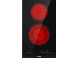 Gorenje ECT322BCSC Strahlungsheizungskochfeld (283 mm breit, 2 Kochfelder, Glaskeramik, Autarkes Kochfeld)