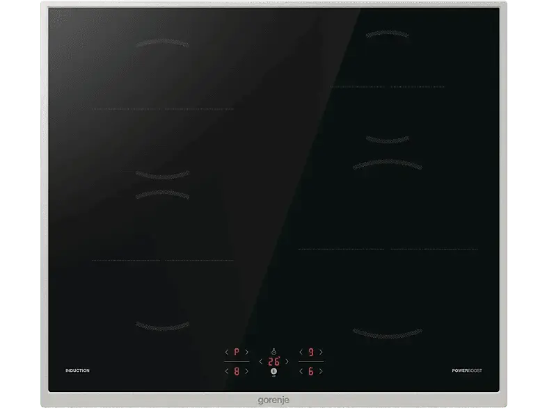 Gorenje GI6401BX Induktionskochfeld (595 mm breit, 4 Kochfelder, Glaskeramik, Autarkes Kochfeld)