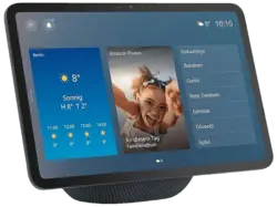 Amazon Echo Show 11 (2025 Release) Brillantes 11-Zoll-Display in Full-HD-Auflösung mit größerer Bildschirmfläche, 3D-Audio und Alexa, Graphite; Smart Speaker