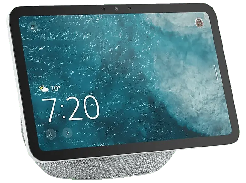 Amazon Echo Show 8 (2025 Release) brillantes 8,7-Zoll-Display in HD-Auflösung mit raumfüllendem 3D-Audio und Alexa, Glacier White; Smart Speaker
