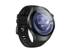 Huawei Watch 5 46mm mit Fluorelastomer-Armband, Midnight Black; Smartwatch