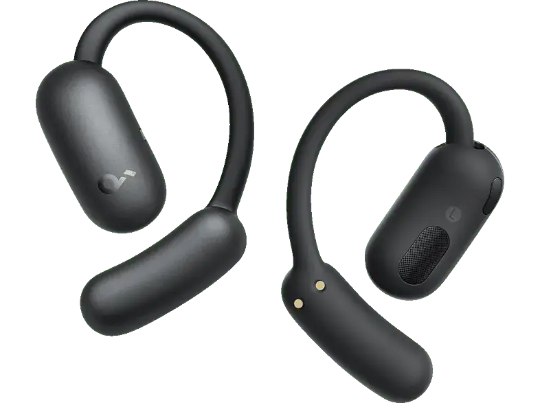 Anker Soundcore AeroFit 2 Kabellose Open-Ear Earbuds mit anpassbarem Halt, Schwarz; Bluetooth Kopfh&ouml;rer