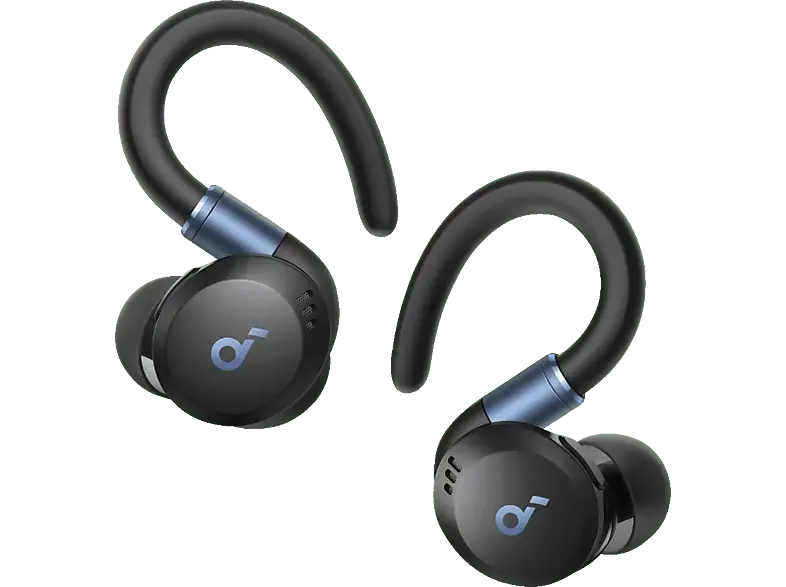 Anker Soundcore Sport X20 Bequeme In-Ear Earbuds mit Ohrhaken, Schwarz; Sport Earbuds