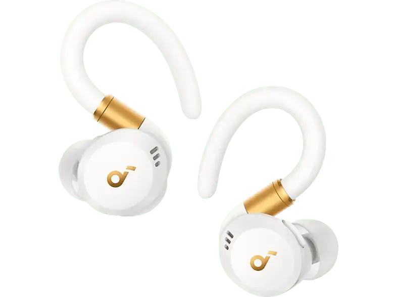 Anker Soundcore Sport X20 Bequeme In-Ear Earbuds mit Ohrhaken, Weiß; Sport Earbuds