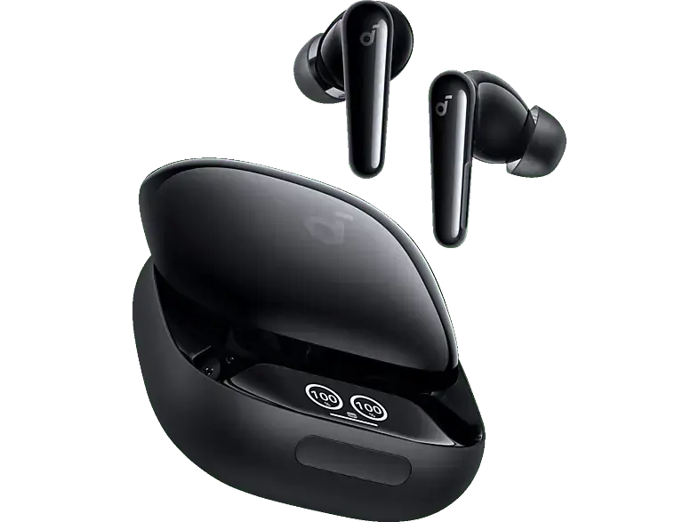 Anker Liberty 4 Pro True Wireless Earbuds mit Noise Cancelling, Schwarz Hochglanz; True Wireless Kopfhörer