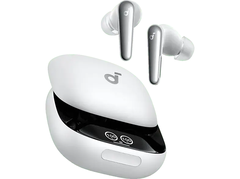 Anker Liberty 4 Pro True Wireless Earbuds mit Noise Cancelling, Weiß; True Wireless Kopfhörer