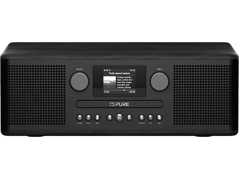 Pure Classic C-D6i, Black Ash; Kompaktanlage