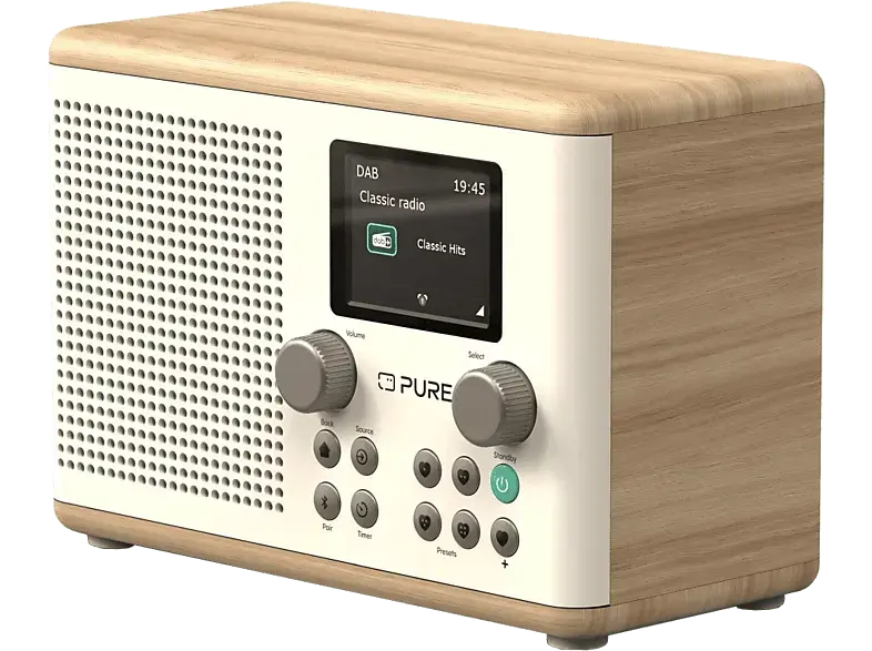 Pure Classic H4 Digitalradio, Cotton White