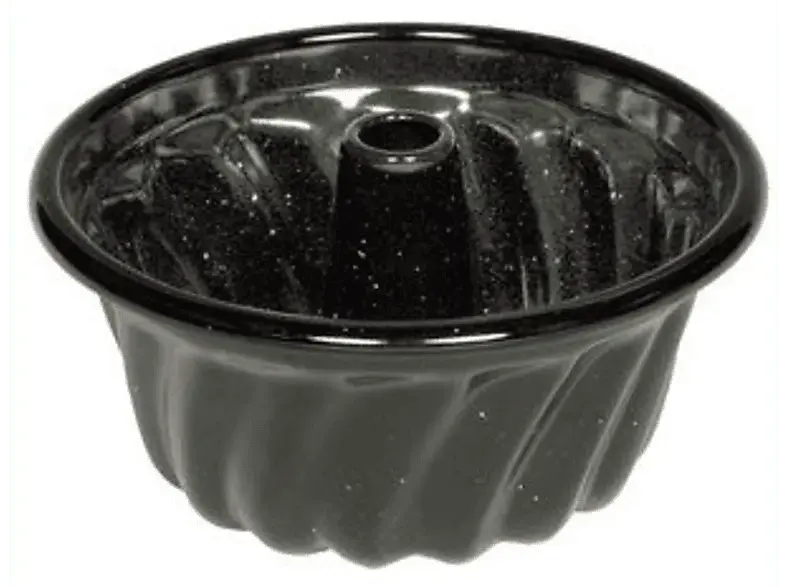 Riess 0548-22 Backform, Schwarz gesprenkelt, Spülmaschinengeeignet