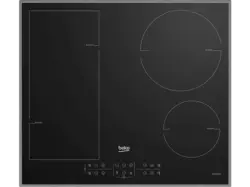 Beko HII64200FMTX Autarkes Induktionskochfeld (580 mm breit, 4 Kochfelder, Glaskeramik, Kochfeld)