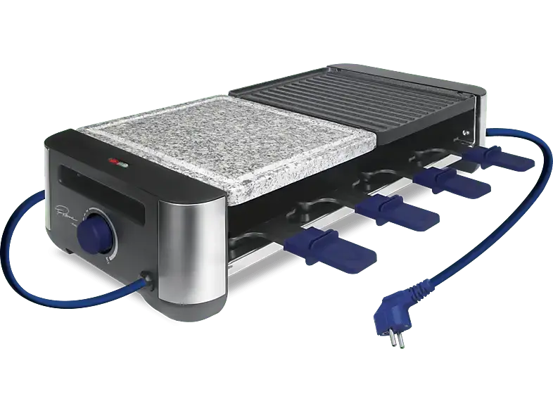 Koenic KRA-TR 815324 Raclette (in Schwarz, für 8 Personen, 1500 Watt)