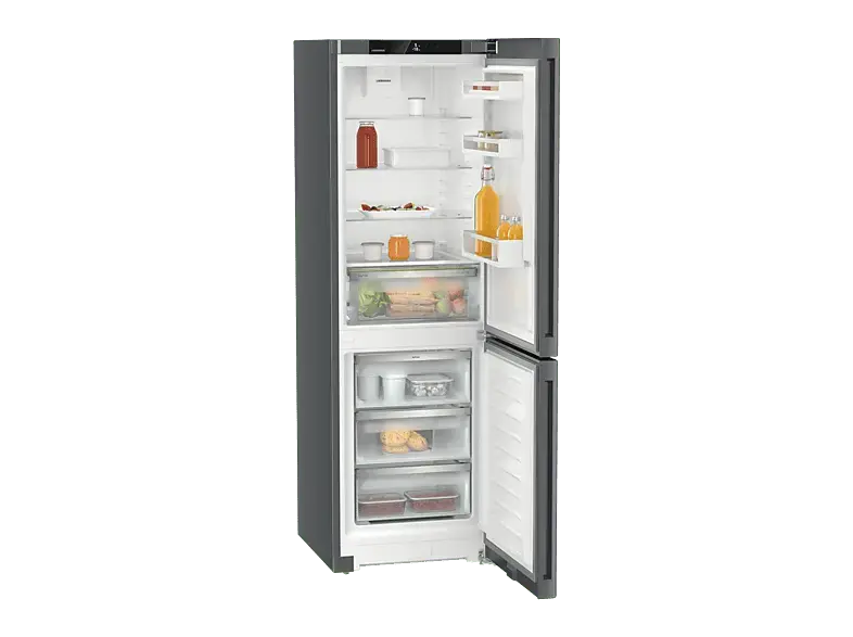 Liebherr CNDGD 5203 K&uuml;hl- und Gefrierkombination (D, 330 l, 1855 mm hoch, freistehend, No Frost (verminderte Eisbildung), Dark Grey) mit 5 Jahre Ger&auml;teschutz