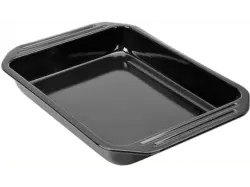 KAISER 3201004295 Inspiration 39.5 x 28 5 cm Auflaufform, Schwarz, Spülmaschinengeeignet