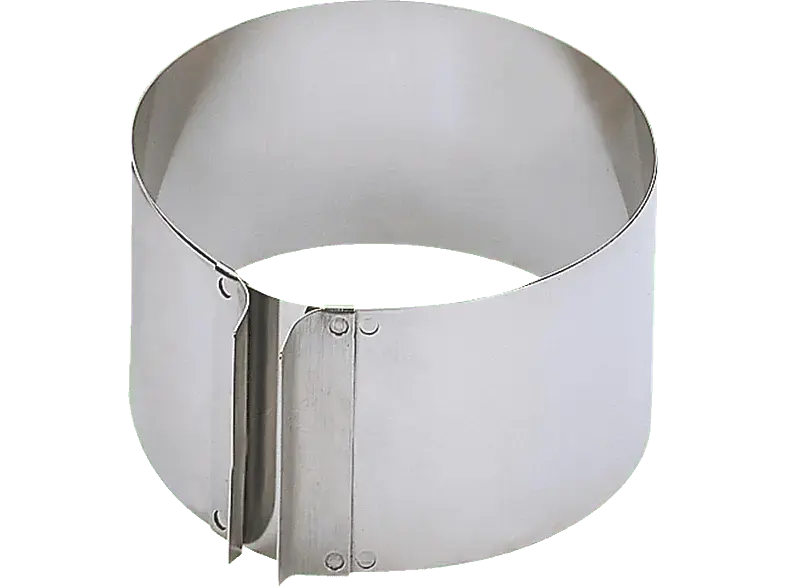 KAISER 769325 Tortenring mit Griffen, Silber