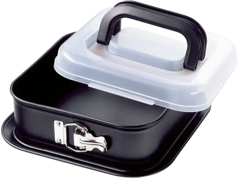 KAISER Bake & Take Springform quadratisch, Schwarz