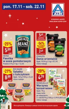 Pogląd oferty "Aldi Gazetka - Okazje przez cały tydzień" - ważna od 17.11.2025