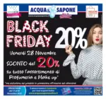 Acqua & Sapone Black Friday 20% - al 30.11.2025